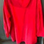 Hot Pink Lauren Ralph Lauren Oversized Trench Coat. Size Large Photo 8