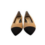 Rothy’s The Point Flats Tan Black Cap Toe Women’s Size 9 Woven Knit Shoes Photo 5