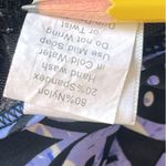 Floral Swimsuit One Piece Purple Black S Small 6 8 Photo 8