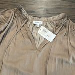 Evereve NWT  Lydia Flutter Sleeve Satin Blouse Sz M Photo 6