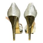 ROCUS Silver Platform Stilettos Women’s Like New Excellent Condition Size 6 Photo 5