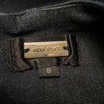 Alexia Admor  Dress Womens 8 Blue Dark Denim Sleeveless Floral Applique Mini Photo 6