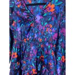 The Pioneer Woman Blue Long Sleeve Boho Floral Flounce Mini Dress Size Small Photo 1