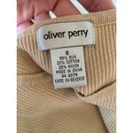 Tan Ribbed Sweater Set Shell and Zip Front Cardigan Sz Small Photo 5