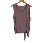 CALIA by Carrie Underwood Women’s Purple Side Tie Tank Top 1X Photo 2