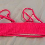 SheIn  Neon Pink Bikini Top Photo 1