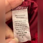 Rolla Coster  Red Velvet Bodysuit Size S Photo 5