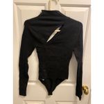 Good American NWOT  Women's Size 0 Black Long Sleeve One Piece Bodysuit Photo 2