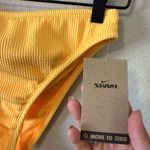 NWT Nike Swim Set Yellow Bandeau & High Waisted Bikini Bottom Ribbed Size M Size M Photo 6