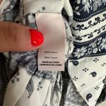 Cinq à Sept Cinq A Sept Minella Dress blue white paisley off the shoulder size 4 Photo 10