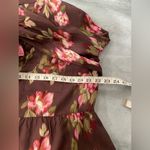 Torrid NWT Emma Babydoll Tunic Blair Floral Burgundy Pink Long Sleeve Top Size L Photo 12