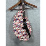 KAVU  Rope Sling‎ Bag Aztec Print Canvas Crossbody Backpack Adjustable Strap Photo 5