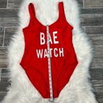 Bae Watch One Piece Swimsuit Red Size L Photo 5