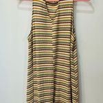 sadie and sage stripe halter tank mock dress boho size Large Red Photo 4
