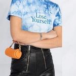 Paco Rabanne spellout Lose Yourself slogan T Shirt Tie Photo 0