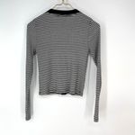 J.Crew Vintage Rib Lady Jacket Black and White Stripes Women's Size XS Photo 1