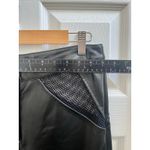 The Kript  Faux Leather Open Fish Net Panels Straight Leg Pant Large 31.5 Inch Inseam Photo 7