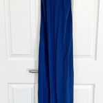 Reformation Flippa Halter Neck Midi Dress in Blue Photo 9