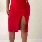 Mustard Seed  red dress size medium lined Photo 0