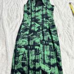 Jay Godfrey Size 6 Green Black Abstract Sheath Dress Cocktail Party City Wedding Photo 3