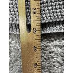 Michael Kors Gray Cowl Neck Waffle Knit Sweater Womens Size XL Long Sleeve Photo 4