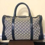 GG Supreme Boston Fully Lined Top Handle Duffle Bag Gucci Dusty Photo 0