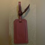 Saint Laurent  Le Monogramme Luggage Tag Chestnut Letter W Photo 3