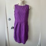Marc New York  Purple Striped Midi Dress Photo 4