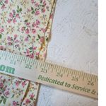 Homemade Floral Jacket Skirt Set – Women's S Pink Button Front Cotton Rayon White Size 16 Photo 1