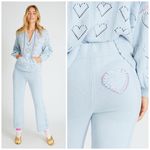 Love Shack Fancy Toro Pant in Morning Coast Blue Photo 1