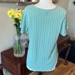 Weatherproof Comfy Sea Green Sage Tie Knot Top Photo 11