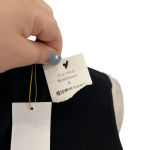 Capsule 121‎ The Star Vest Black Ribbed Knit Tank Top Zip Front Size Small Photo 10