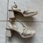 DV by Dolce Vit Dolce Vita Platform Sandals Cream Raffia Photo 4