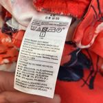 GAP Factory Slim City Cropped Floral Pants Zipper Button Closure EUC Sz 4R Pink Photo 6