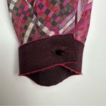 Kay Unger  Plaid Metallic Blouse Photo 5