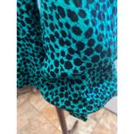 Women's Teri Jon Green Silk Blazer Size 10 Photo 3