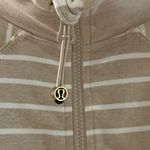 Lululemon  Define Asana Striped Beige and White Jacket Photo 1