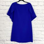 Milly  royal blue draped back mini dress 10 Photo 2