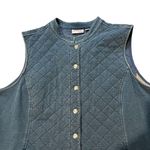 Quacker Factory Dream Jeannes by Quaker Factory Quilted Vest, Sz 2X Photo 10