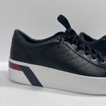 Marc Fisher  LTD miTONY Black Leather Platform‎ Sneakers Women's Size 11M Photo 1