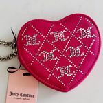Juicy Couture  Crystal Crush Heart Zip Wristlet Clutch, Raspberry Tart Photo 8