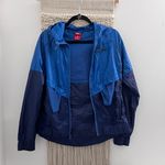 Nike Blue Windbreaker Rain Jacket Photo 1