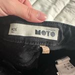 Topshop  Moto High Waisted Black Shorts Photo 3