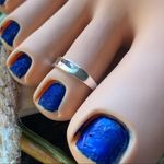 Sterling Concave Toe Ring, Midi Ring, Silver Ring, Boho Ring, Silver Band Ring Photo 1