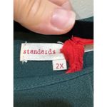 Women Plus Size Crepe Knit‎ 3/4 Balloon Sleeves Midi Shift Dress Photo 4