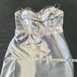 Women’s Full Length Prom Party Dress Criss Cross Straps Leg Slit Size 10 NWOT Purple Photo 10