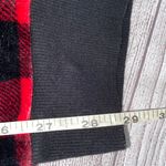 secret treasures pull on checkered print plush jogger PJ’s red & black sz XL Photo 5