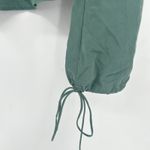 Urban Outfitters  UO Womens Tie Front Long Balloon Sleeve Blouse Size M Green Photo 5