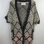 CAbi  Small ? Cardigan Sweater Carol Anderson By Invitation Boho Button Up Photo 2