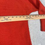 Free People Ottoman Slouchy Tunic Sweater Red Ribbed Oversized Mock Size S Photo 6